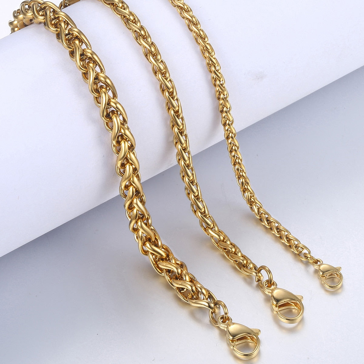Peris Gems Gold Link Chain Bracelet Unisex | Stainless Steel Gold Bracelet for Men and Women SHEIN Amazon Temu