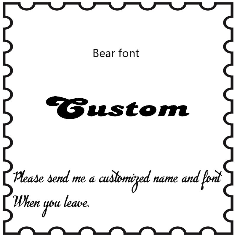 Peris Gems Gold / ND002-Bear / 38cm plus 7cm Stainless Heart Custom Name Pendant Necklaces Unisex SHEIN Amazon Temu
