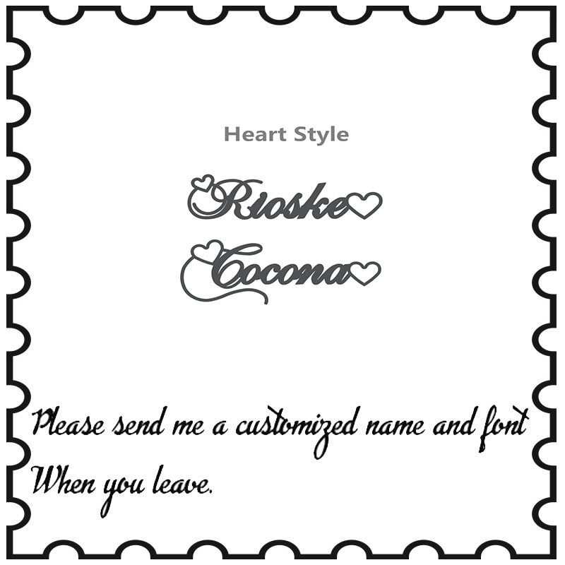 Peris Gems Gold / ND064 / 38cm plus 7cm Stainless Heart Custom Name Pendant Necklaces Unisex SHEIN Amazon Temu