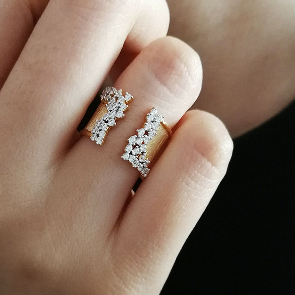 Peris Gems Gold Open-Style Rings for Women | Gold Diamond Rings for Women SHEIN Amazon Temu