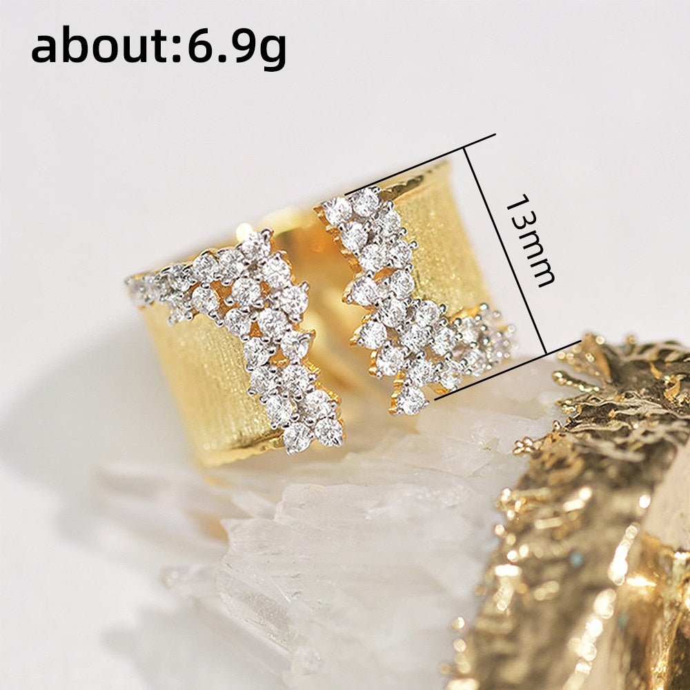 Peris Gems Gold Open-Style Rings for Women | Gold Diamond Rings for Women SHEIN Amazon Temu