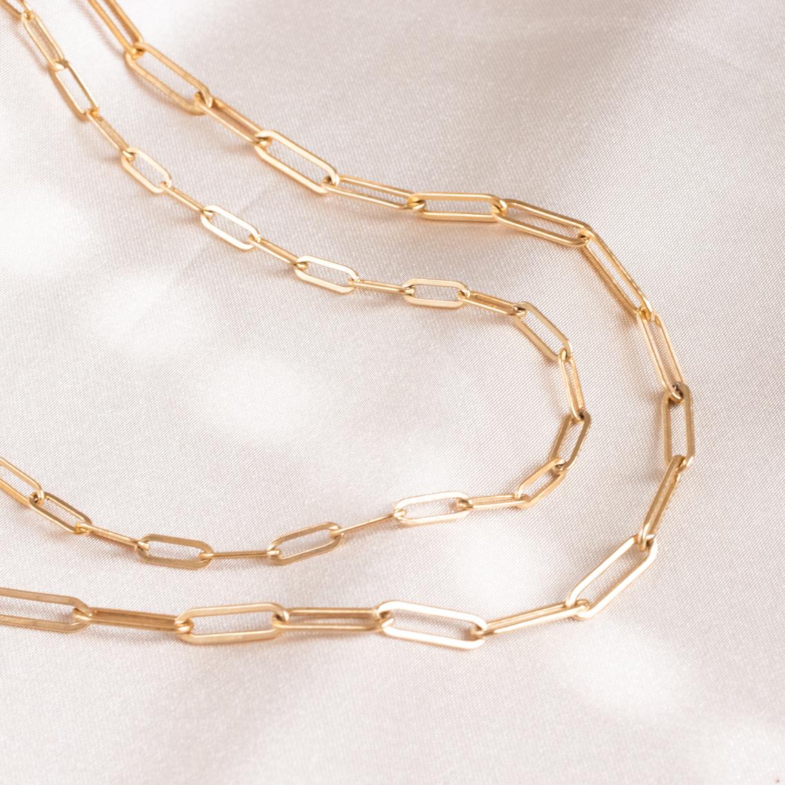 Peris Gems Gold Paperclip Link Necklace Collection for Women SHEIN Amazon Temu