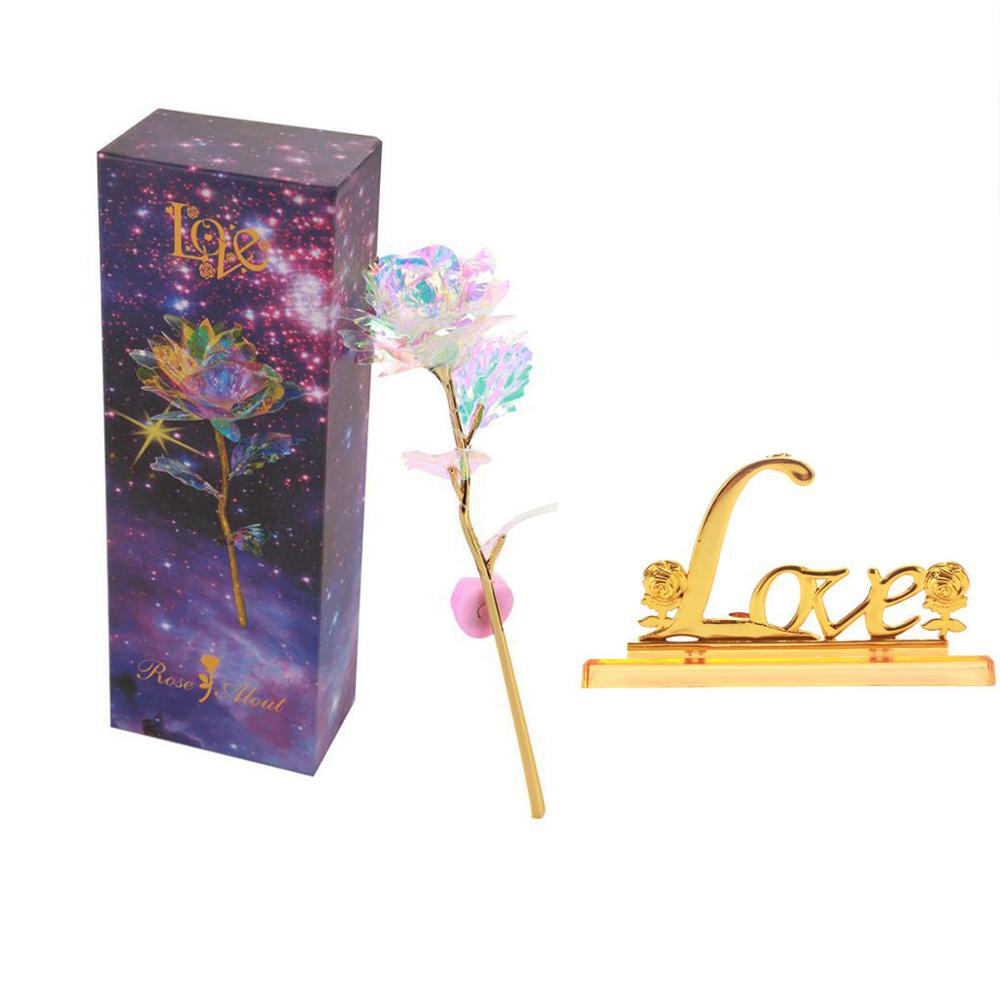 Peris Gems Gold Plated 24K Rose Flower Gift for Women | Light Up LED Flower Gold Plated 24K Rose Flower Gift for Women | LED Flower SHEIN Amazon Temu