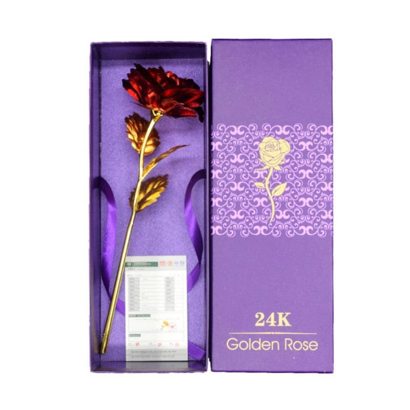 Peris Gems Gold Plated 24K Rose Flower Gift for Women | Light Up LED Flower Gold Plated 24K Rose Flower Gift for Women | LED Flower SHEIN Amazon Temu