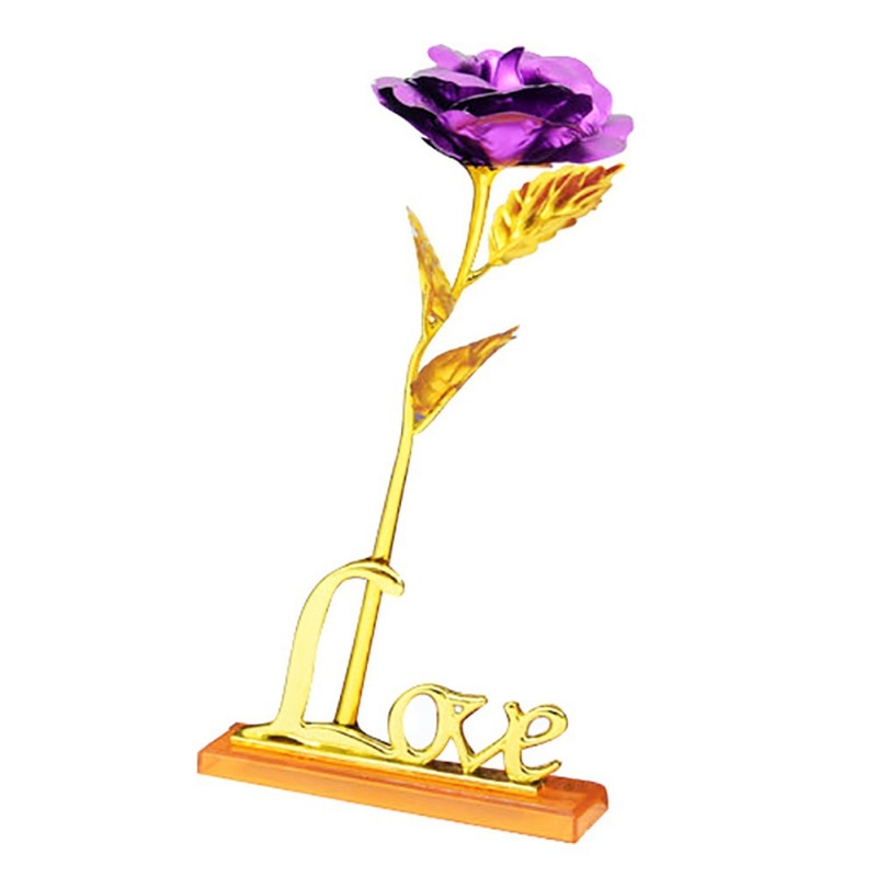 Peris Gems Gold Plated 24K Rose Flower Gift for Women | Light Up LED Flower Gold Plated 24K Rose Flower Gift for Women | LED Flower SHEIN Amazon Temu