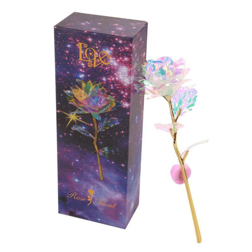 Peris Gems Gold Plated 24K Rose Flower Gift for Women | Light Up LED Flower Gold Plated 24K Rose Flower Gift for Women | LED Flower SHEIN Amazon Temu