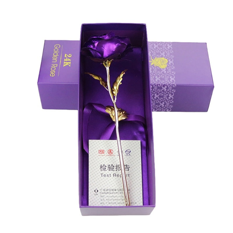 Peris Gems Gold Plated 24K Rose Flower Gift for Women | Light Up LED Flower Gold Plated 24K Rose Flower Gift for Women | LED Flower SHEIN Amazon Temu