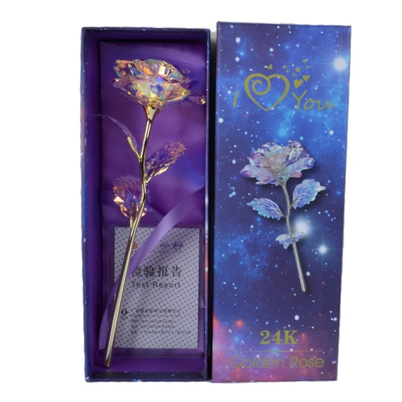 Peris Gems Gold Plated 24K Rose Flower Gift for Women | Light Up LED Flower Gold Plated 24K Rose Flower Gift for Women | LED Flower SHEIN Amazon Temu