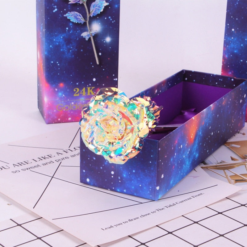 Peris Gems Gold Plated 24K Rose Flower Gift for Women | Light Up LED Flower Gold Plated 24K Rose Flower Gift for Women | LED Flower SHEIN Amazon Temu