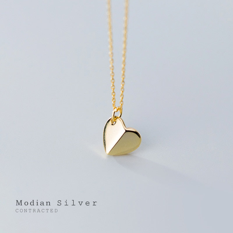 Peris Gems Gold Romantic Hearts Pendant Necklace for Women | 925 Sterling Silver Link Chain Gold Romantic Hearts Pendant Necklace for Women 925 Sterling SHEIN Amazon Temu