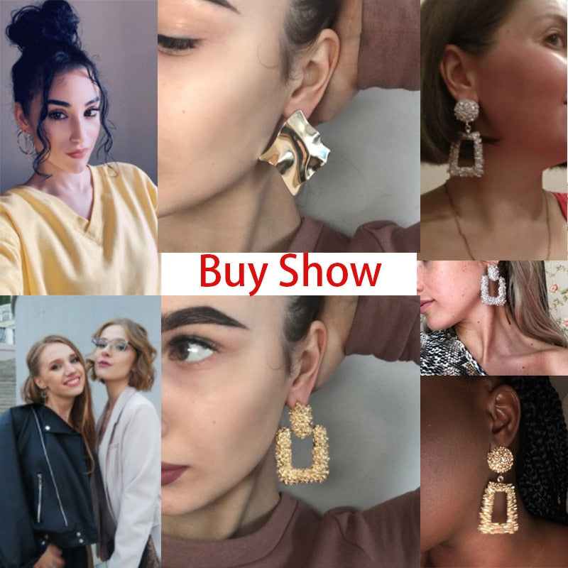 Peris Gems Gold Round Earrings for Women | Dangle Earrings SHEIN Amazon Temu