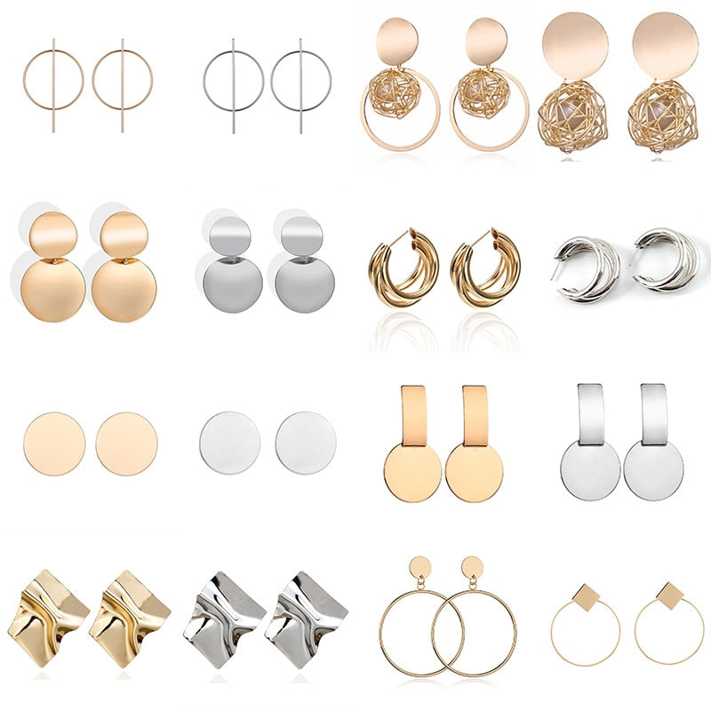 Peris Gems Gold Round Earrings for Women | Dangle Earrings SHEIN Amazon Temu