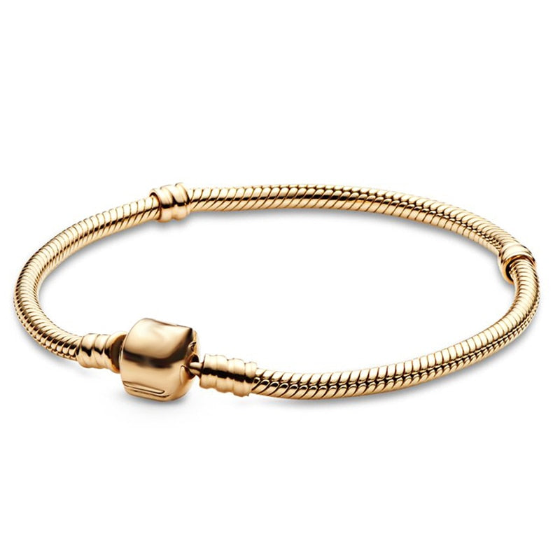 Peris Gems Gold Sphere / 16cm Silver Chain Charm Bracelets | Silver Love Bracelet SHEIN Amazon Temu