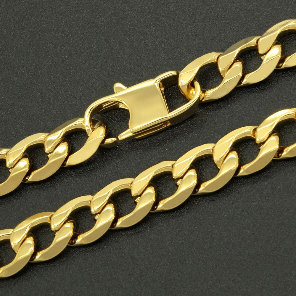 Peris Gems Gold Stainless Steel Bracelet Unisex | Cuban Link Curb Bracelets Gold Stainless Steel Bracelet Unisex | Cuban Link Bracelets SHEIN Amazon Temu