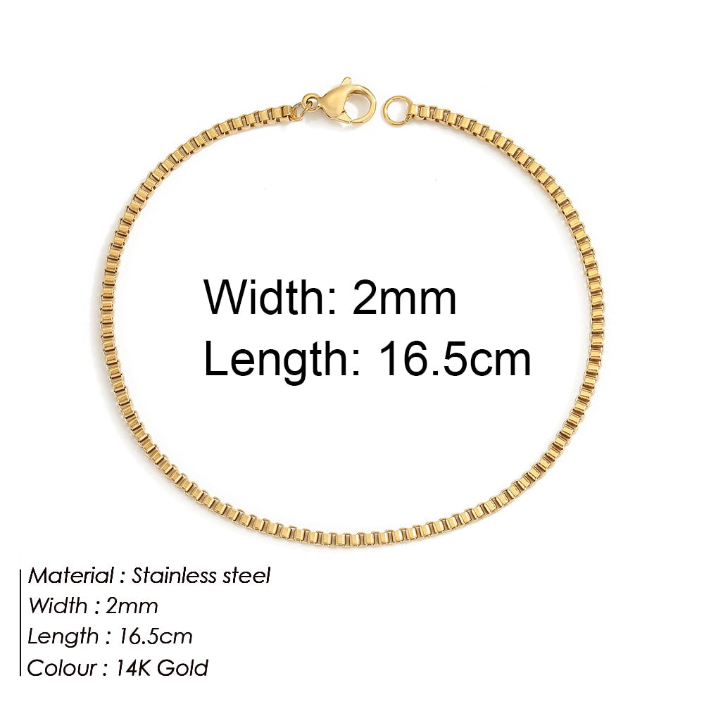 Peris Gems Gold Twist Snake Chain Bracelet | Stainless Steel Bracelets SHEIN Amazon Temu