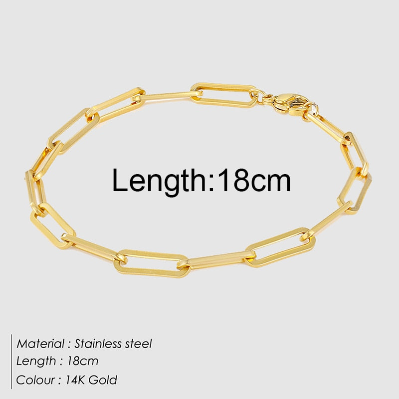 Peris Gems Gold Twist Snake Chain Bracelet | Stainless Steel Bracelets SHEIN Amazon Temu