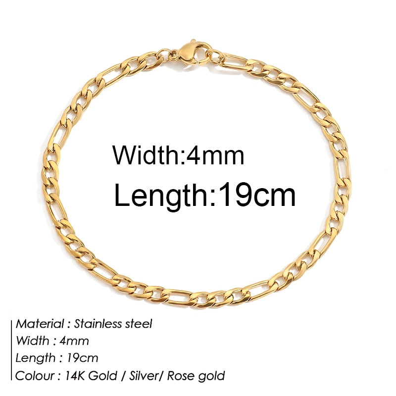 Peris Gems Gold Twist Snake Chain Bracelet | Stainless Steel Bracelets SHEIN Amazon Temu