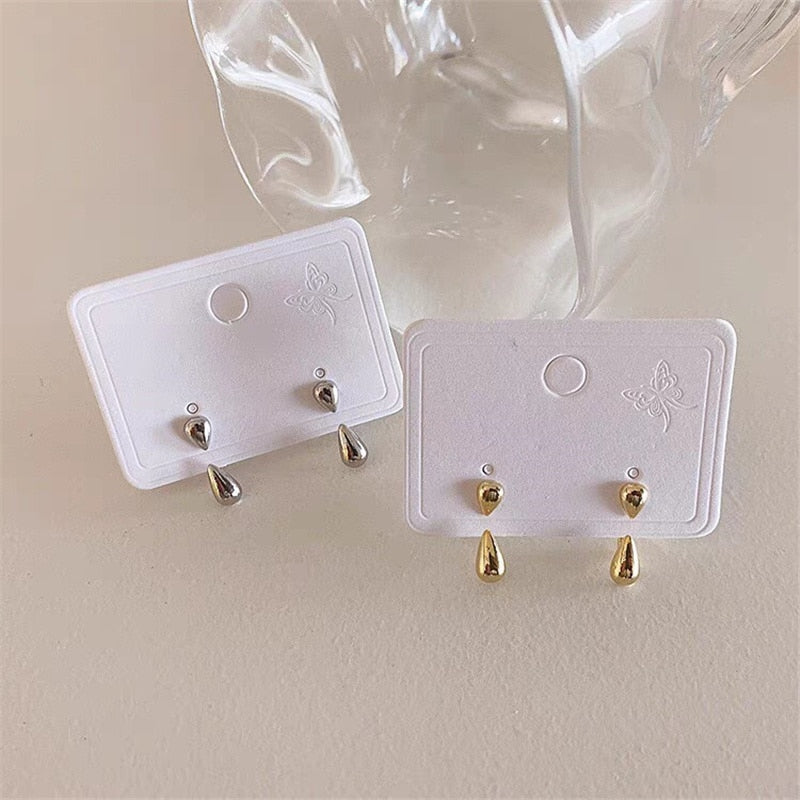 Peris Gems Gold Waterdrop Earrings | Women&