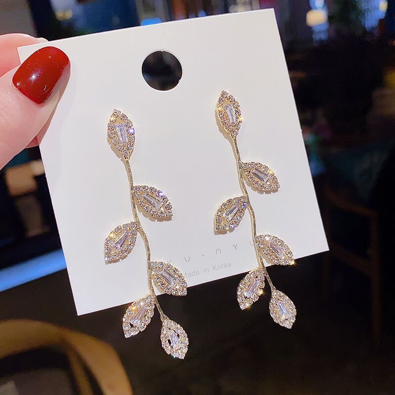 Peris Gems golden 06 Long Diamond Tassel Earrings for Women | Party Jewelry SHEIN Amazon Temu