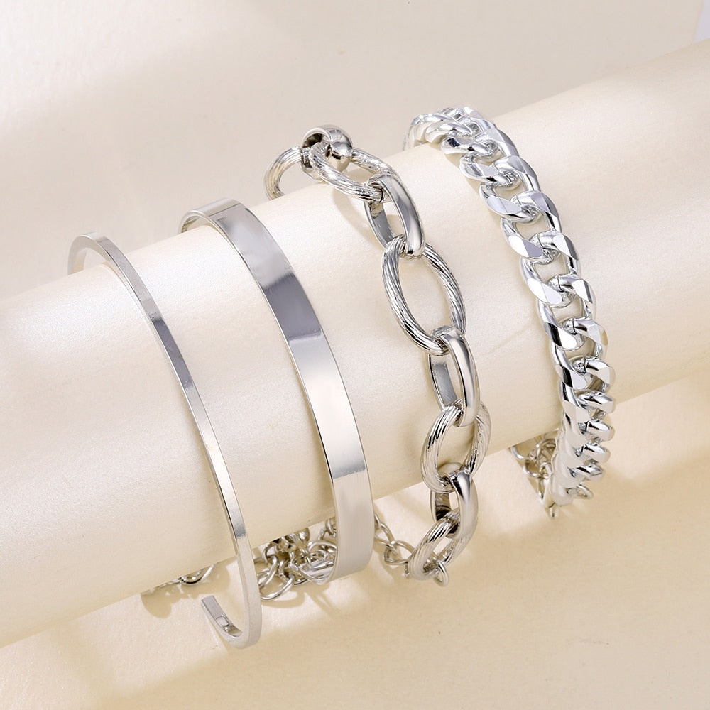 Peris Gems Golden 2-4pc Lovely Bracelets Collection for Women SHEIN Amazon Temu