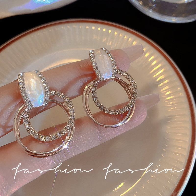 Peris Gems Golden Diamond Tassel Earrings for Women | Rhinestone Earring Collection Golden Diamond Tassel Earrings for Women Rhinestone Earring SHEIN Amazon Temu