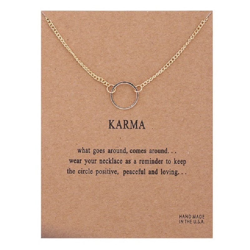 Peris Gems Good Luck Pendant Necklaces with Fortune Cards Unisex SHEIN Amazon Temu