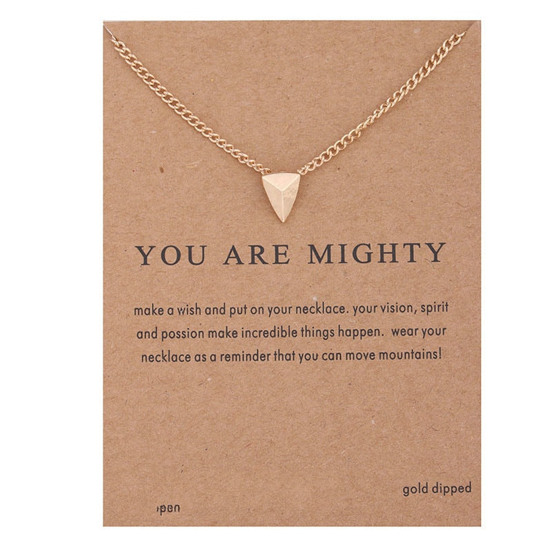 Peris Gems Good Luck Pendant Necklaces with Fortune Cards Unisex SHEIN Amazon Temu