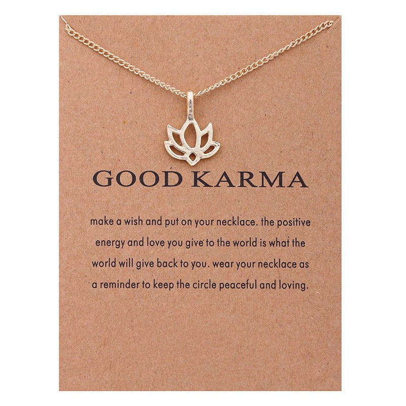 Peris Gems Good Luck Pendant Necklaces with Fortune Cards Unisex SHEIN Amazon Temu