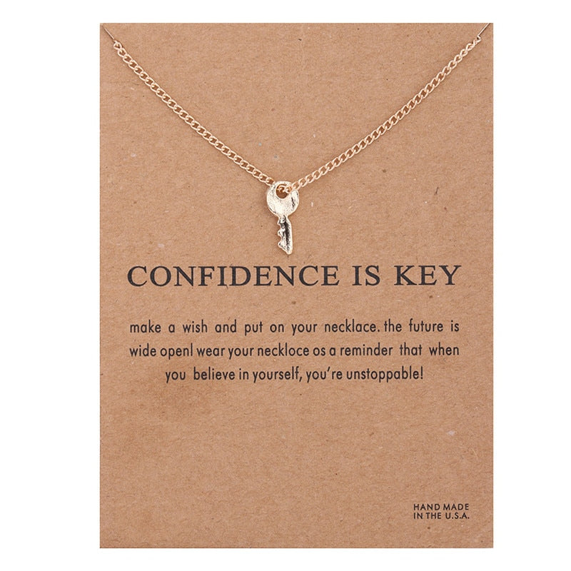 Peris Gems Good Luck Pendant Necklaces with Fortune Cards Unisex SHEIN Amazon Temu