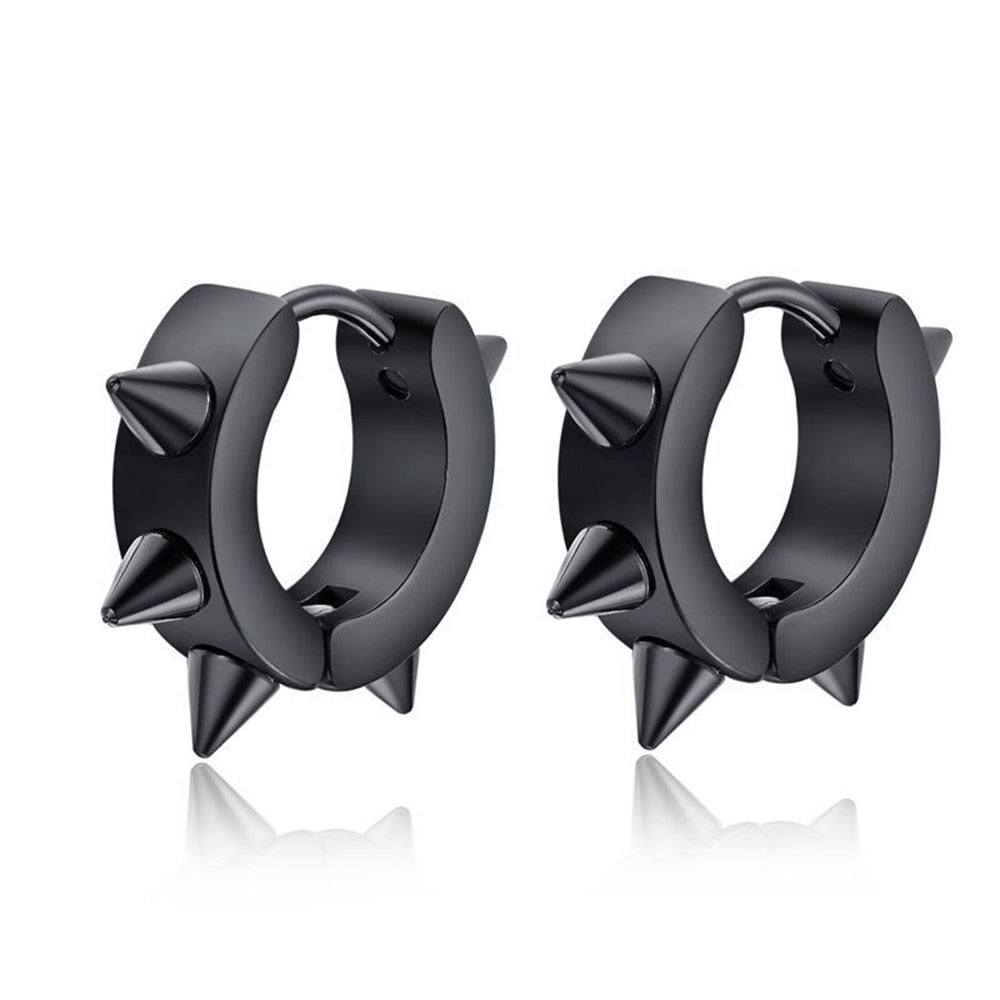Peris Gems Gothic Punk Spike Rivet Stud Earrings Unisex SHEIN Amazon Temu