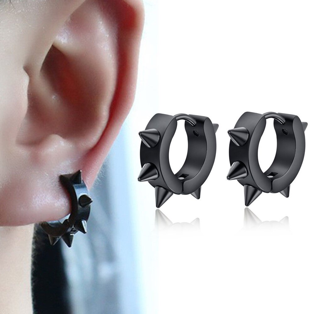 Peris Gems Gothic Punk Spike Rivet Stud Earrings Unisex SHEIN Amazon Temu