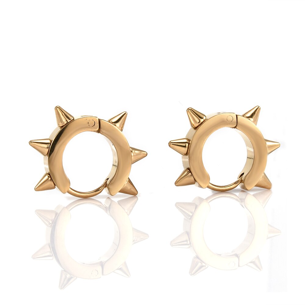 Peris Gems Gothic Punk Spike Rivet Stud Earrings Unisex SHEIN Amazon Temu