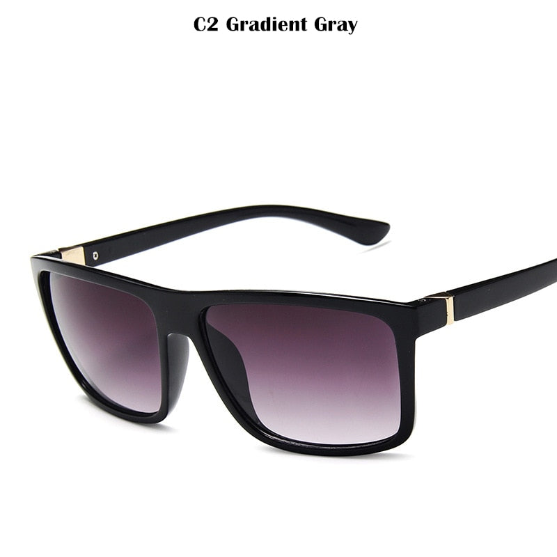 Peris Gems Gradient Gray Classic Designer Square UV400 Sunglasses for Men SHEIN Amazon Temu