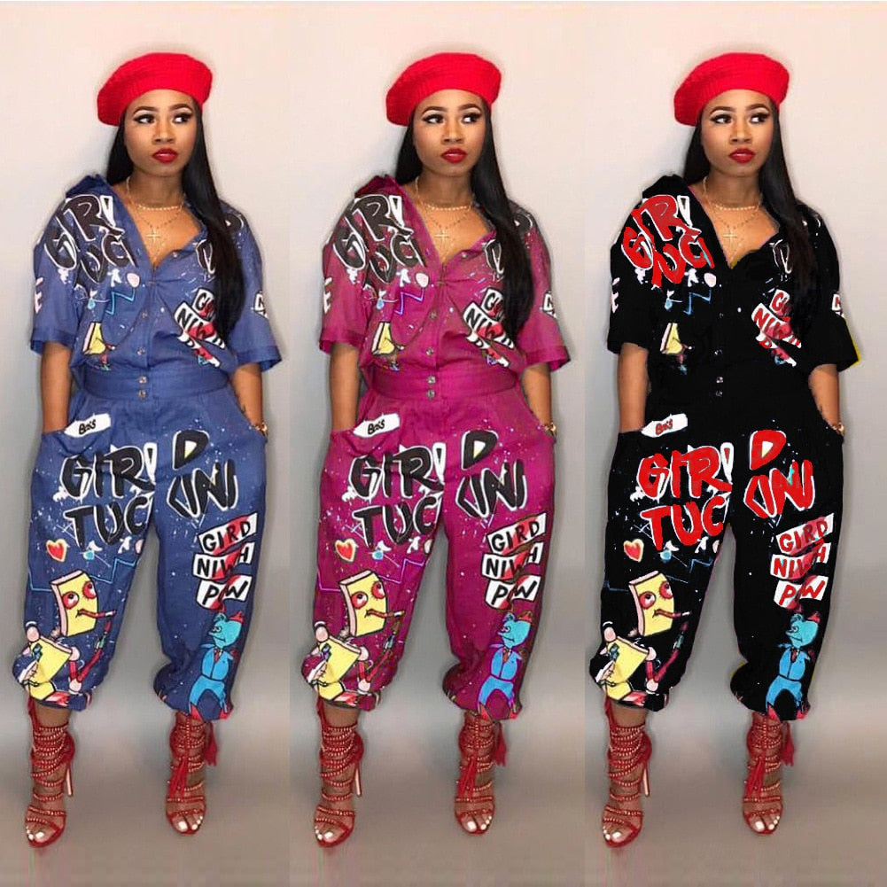Peris Gems Graphic Print Turn Down Romper Jumpsuit for Women SHEIN Amazon Temu
