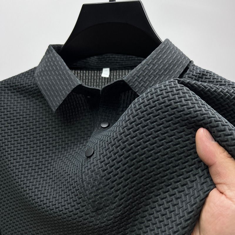 Peris Gems Gray / M Breathable Business Polo Shirts for Men | Soft Polo Shirts SHEIN Amazon Temu