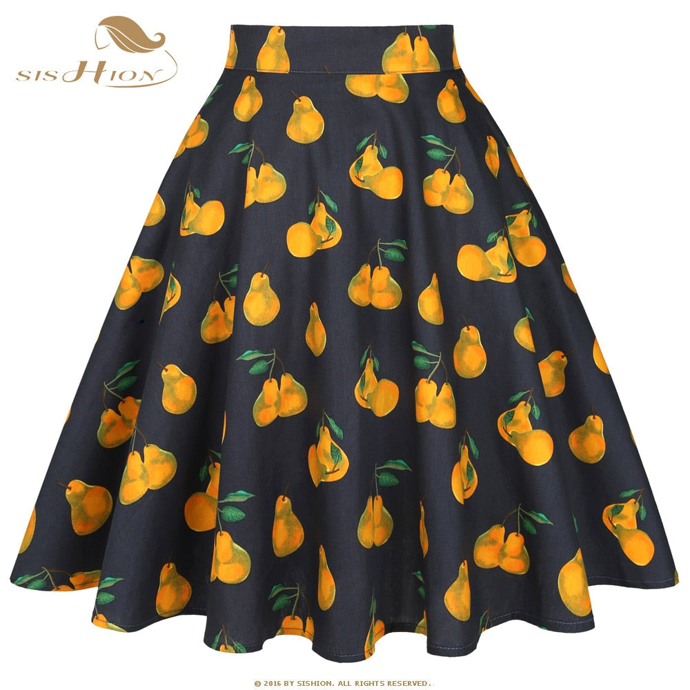 Peris Gems Gray Pears / S Cotton Midi Skirt Collection for Women | Floral Polka Dot Skirts SHEIN Amazon Temu