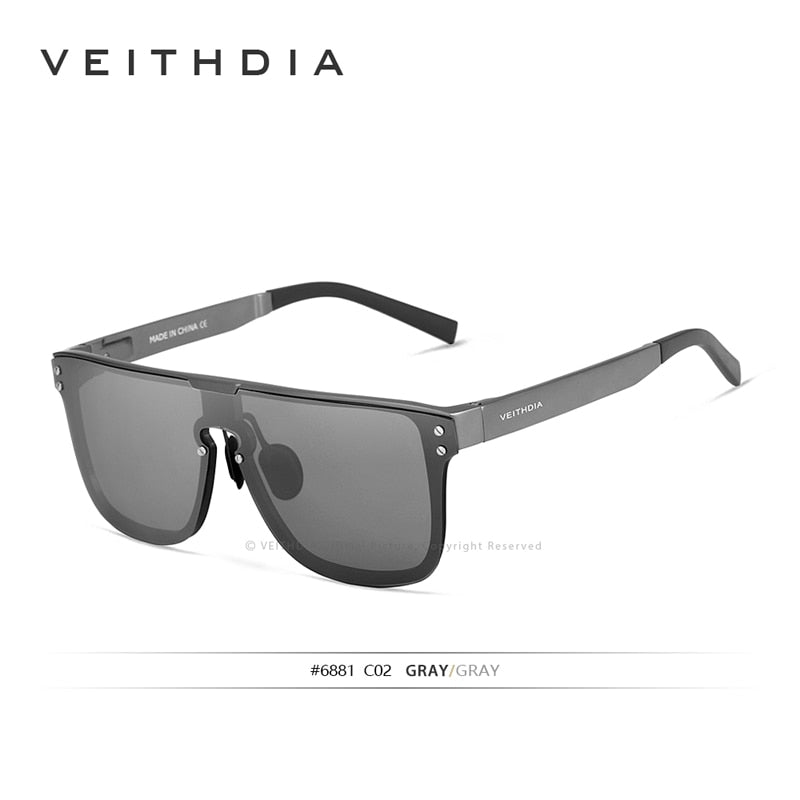 Peris Gems Gray Retro Polarized Aluminum UV400 Lens Sunglasses Unisex SHEIN Amazon Temu