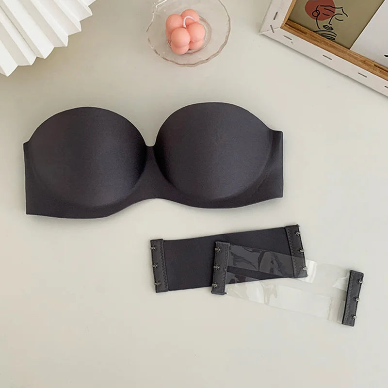 Peris Gems Gray with 2 straps / One Size / 32 70 FINETOO Sexy Strapless Bras Women Wireless Bralette Soft Female Underwear Ladies Seamless Bras Invisible Bra With 2pcs Straps FINETOO Sexy Strapless Bras Women Wireless Bralette Soft Female Underwear Ladies Seamless Bras Invisible Bra With 2pcs Straps SHEIN Amazon Temu