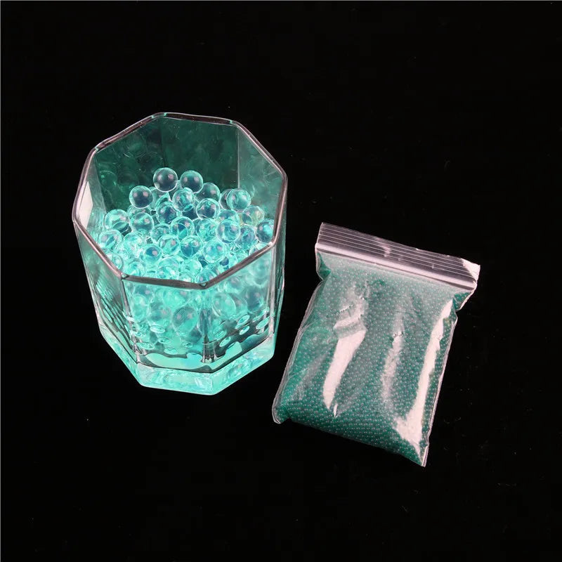 Peris Gems Green 10000 Pcs/Bag Home Decor Pearl Shaped Crystal Soil Water Beads Bio Gel Ball For Flower/Weeding Mud Grow Magic Jelly Balls SHEIN Amazon Temu