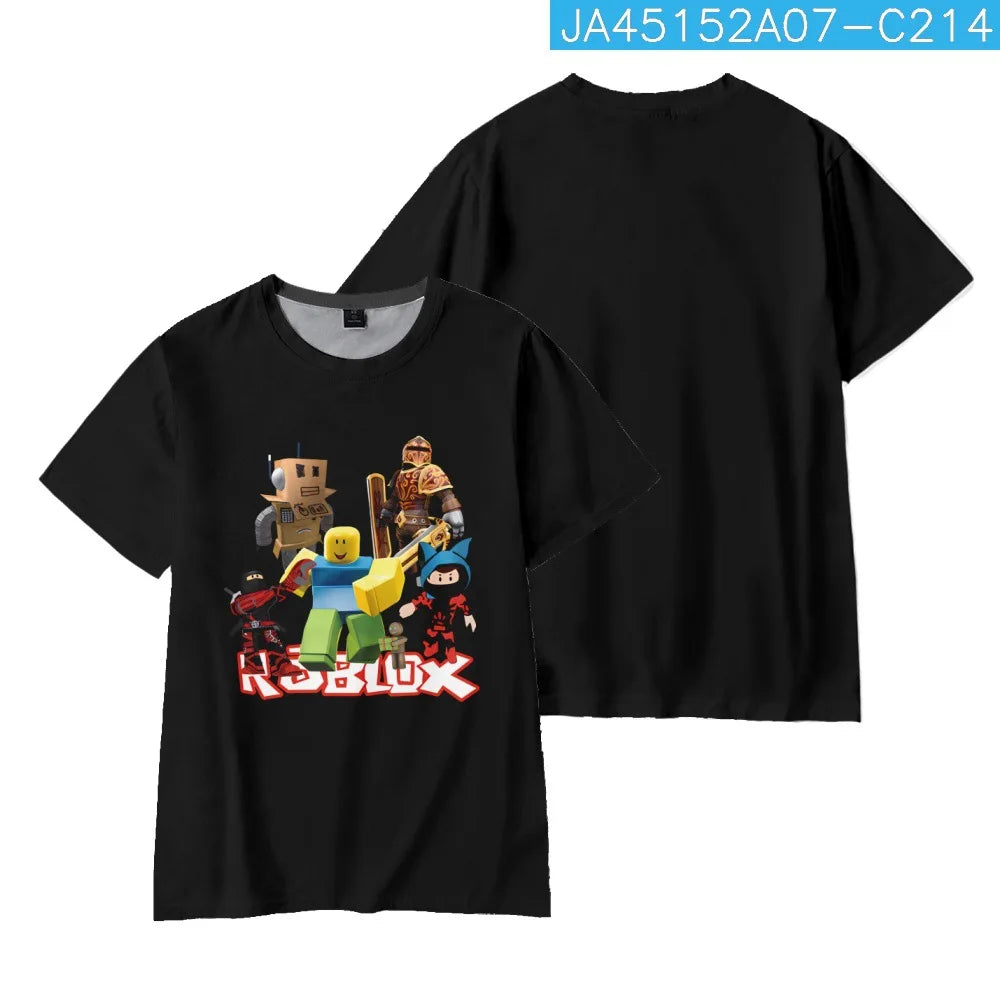 Peris Gems green / 140 2023 Roblox kid T-shirt Boys Game Sports T-shirt Child Cartoon Short sleeve top 3D Printing Casual Street Harajuku Clothes 2023 Roblox kid T-shirt Boys Game Sports T-shirt Child Cartoon Short sleeve top 3D Printing Casual Street Harajuku Clothes SHEIN Amazon Temu