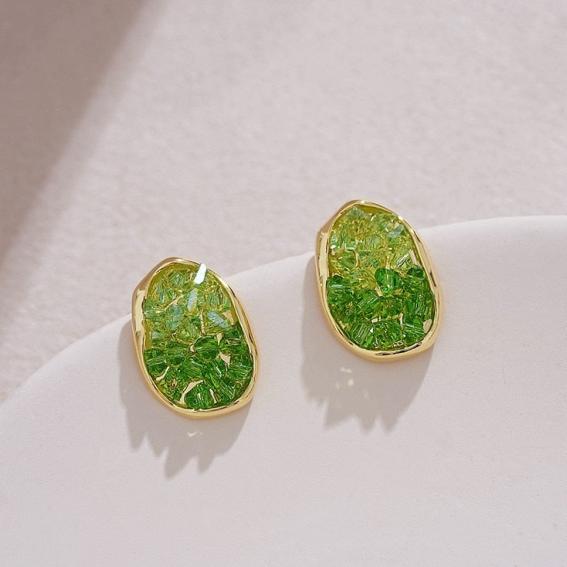 Peris Gems Green Flower Drop Stud Pearl Earring Collection for Women Green Flower Drop Earring Collection for Women Stud Earrings SHEIN Amazon Temu
