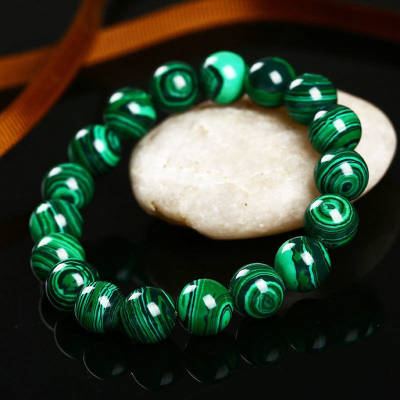 Peris Gems Green Malachite Energy Bead Bracelets Unisex SHEIN Amazon Temu