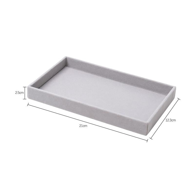Peris Gems Grey B Velvet Jewelry Display Stackable Tray Case SHEIN Amazon Temu