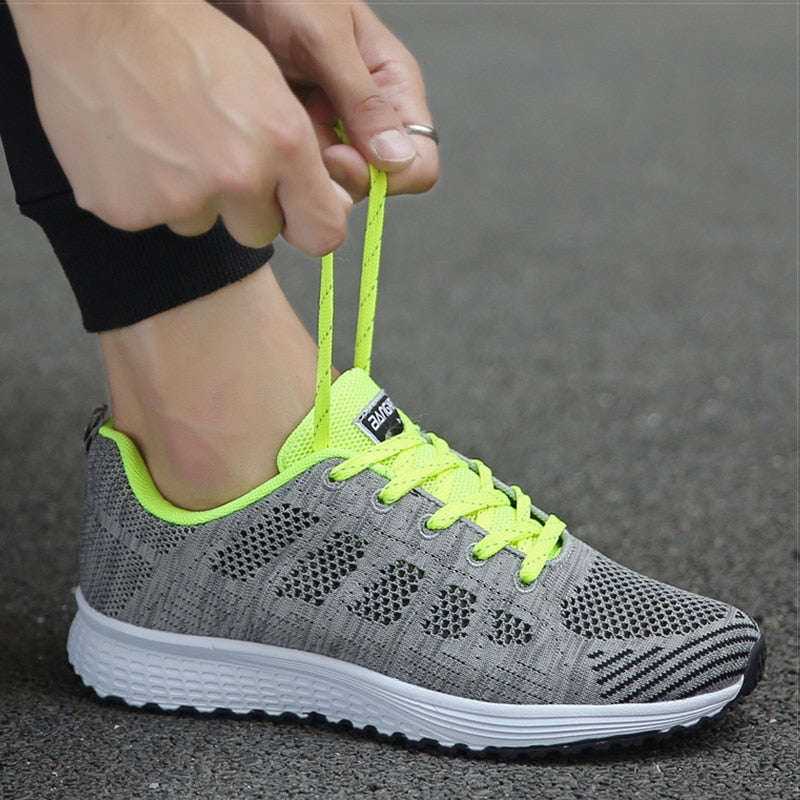 Peris Gems Grey & Neon Green / 35 Women&