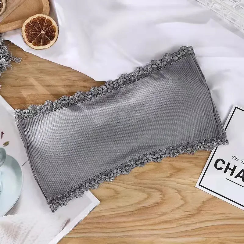 Peris Gems grey / One Size Lace Strapless Bra Women Sexy Tube Top Invisible Push Up Bralette Lady Seamless Underwea Lingerie Summer Chest Wraps Crop Tops Lace Strapless Bra Women Sexy Tube Top Invisible Push Up Bralette Lady Seamless Underwea Lingerie Summer Chest Wraps Crop Tops SHEIN Amazon Temu