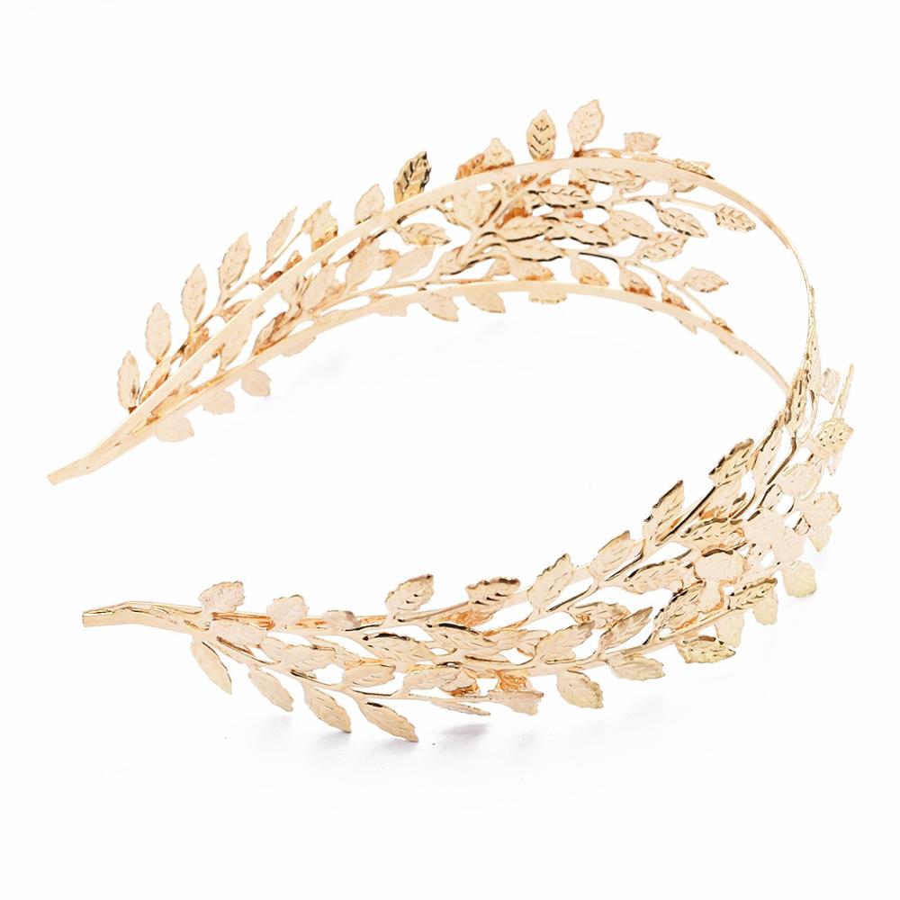 Peris Gems H Baroque Gold Leaf Headband Crown Tiara for Women | Greek Goddess Hair Accessories SHEIN Amazon Temu