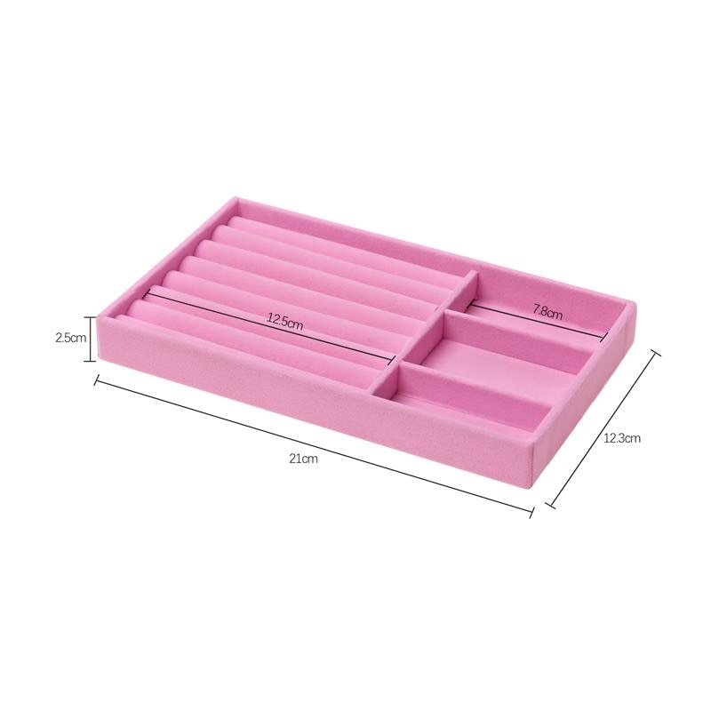 Peris Gems H Velvet Jewelry Display Stackable Tray Case SHEIN Amazon Temu