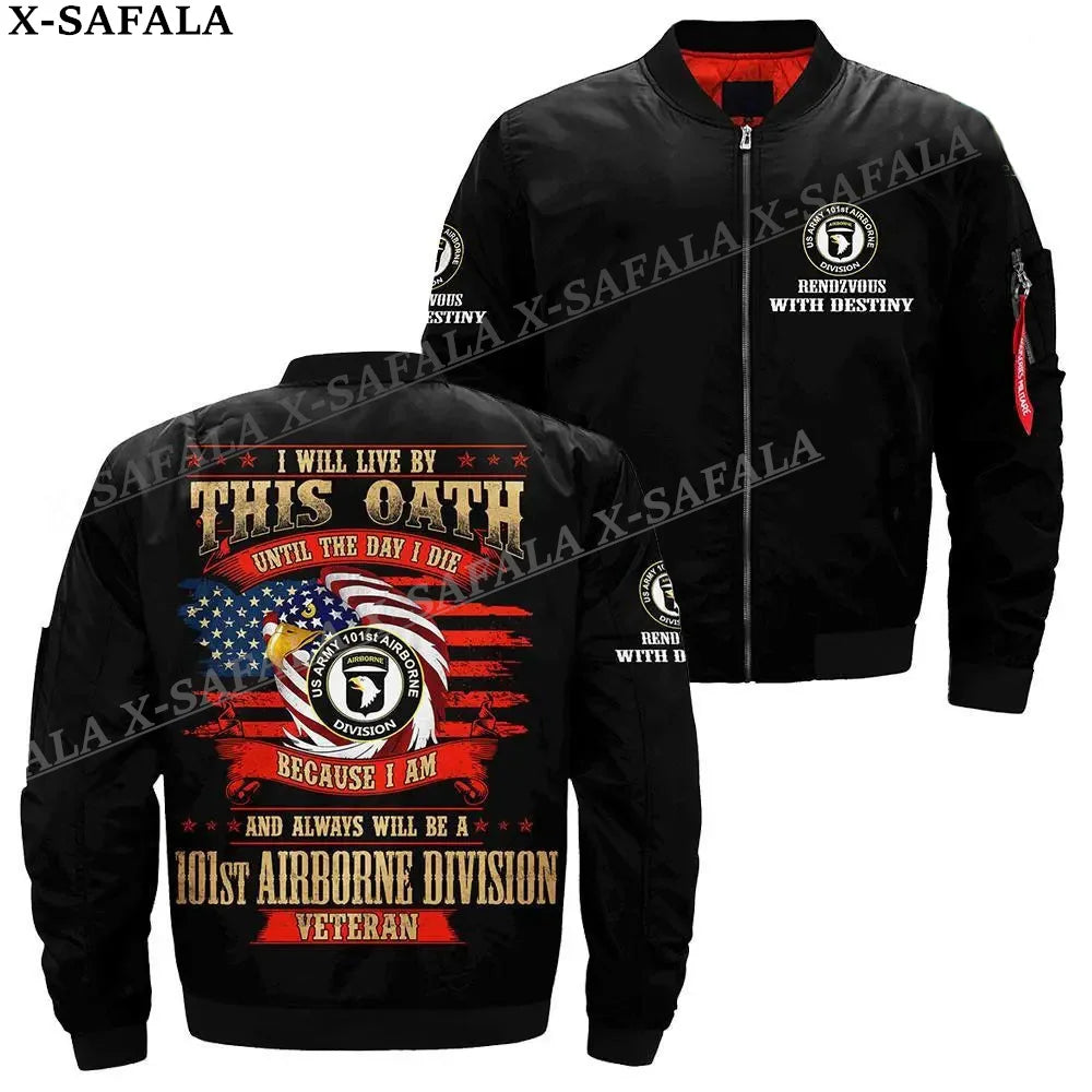 Peris Gems H993 5 / US Size 4XL 101st Airborne Vietnam Army 3D Bomber Jackets Zipper Flight Jacket Casual Thick Coat Unisex Harajuku Women Streetwear-4 101st Airborne Vietnam Army 3D Bomber Jackets Zipper Flight Jacket Casual Thick Coat Unisex Harajuku Women Streetwear-4 SHEIN Amazon Temu