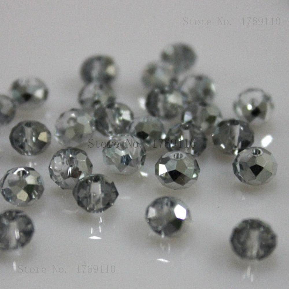 Peris Gems half silver / 2mm 170pcs Per Bag Crystal Beads for Jewelry Making | DIY Round Beads SHEIN Amazon Temu