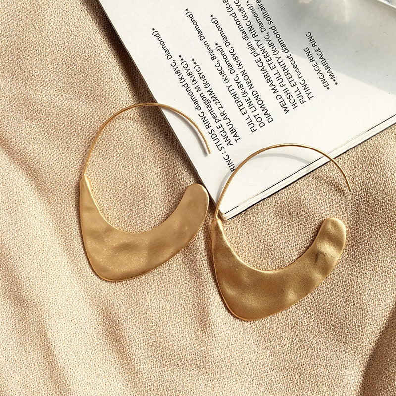 Peris Gems Hammered Gold Earrings for Women | Gold Hoop Earrings SHEIN Amazon Temu